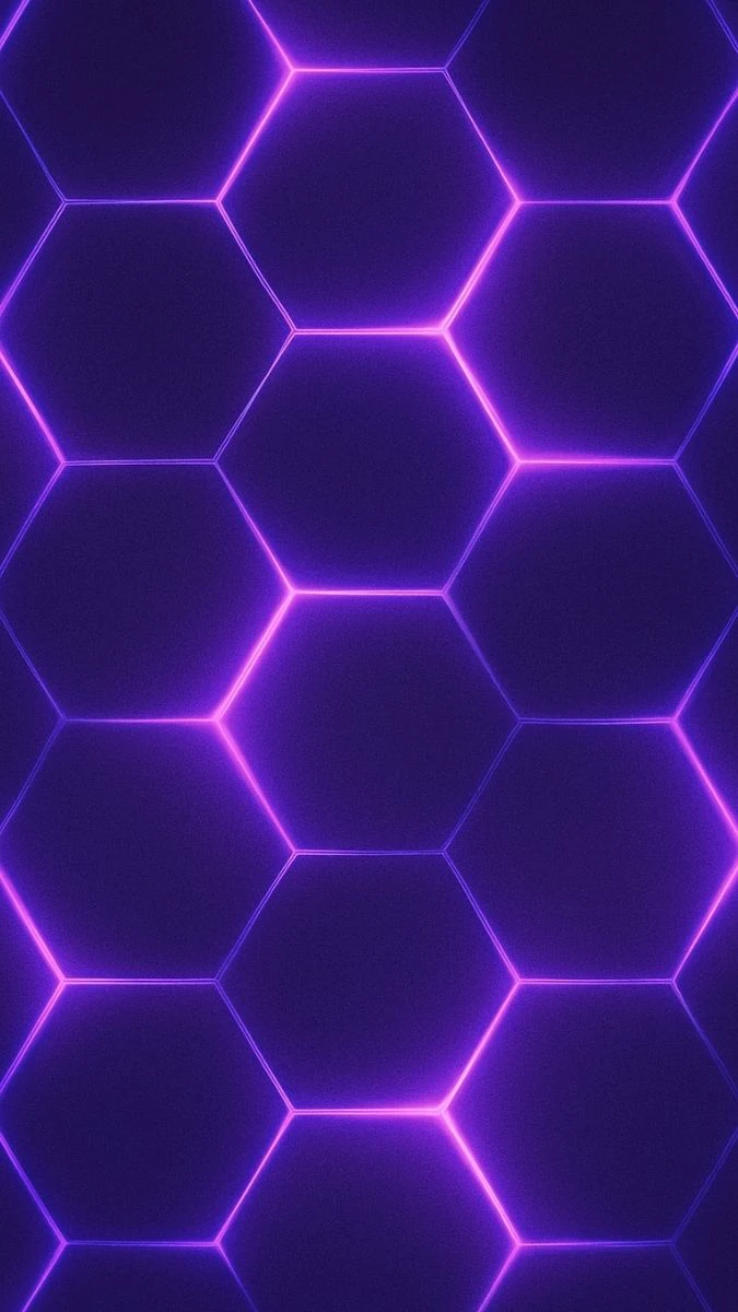 Wallpaper iOS 19 màu tím trên iPhone