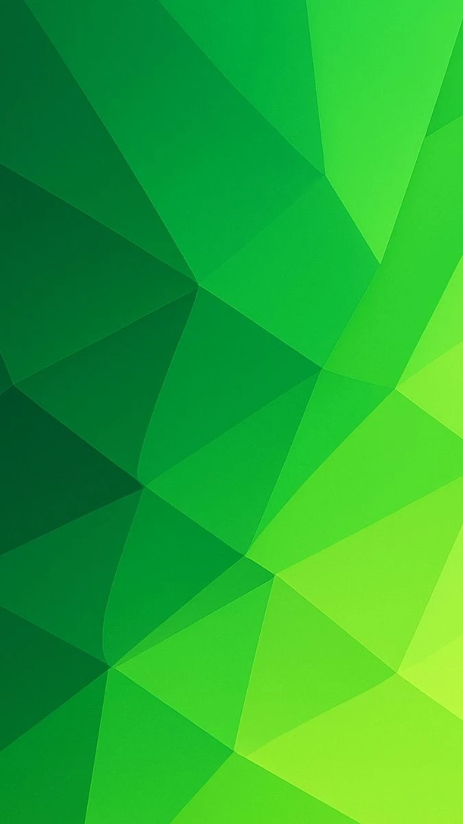 Hình nền iOS 19 màu xanh lá tải miễn phí