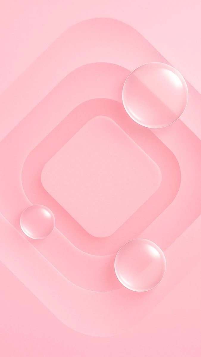 Hình nền iOS 19 màu hồng nhẹ nhàng full HD