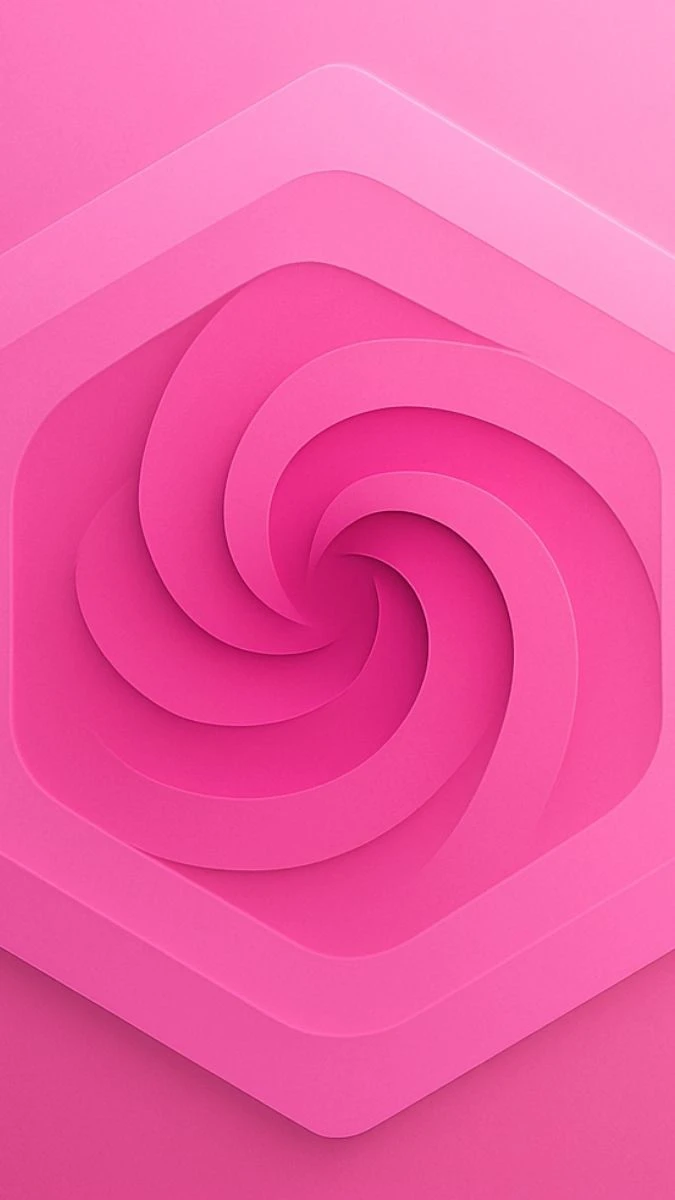 Wallpaper iOS 19 màu hồng cho iPhone