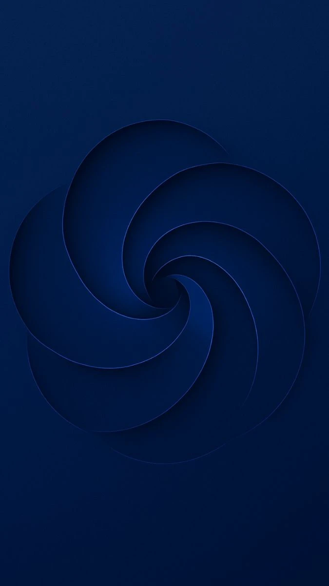 Ảnh nền iOS 19 màu xanh lam cổ điển