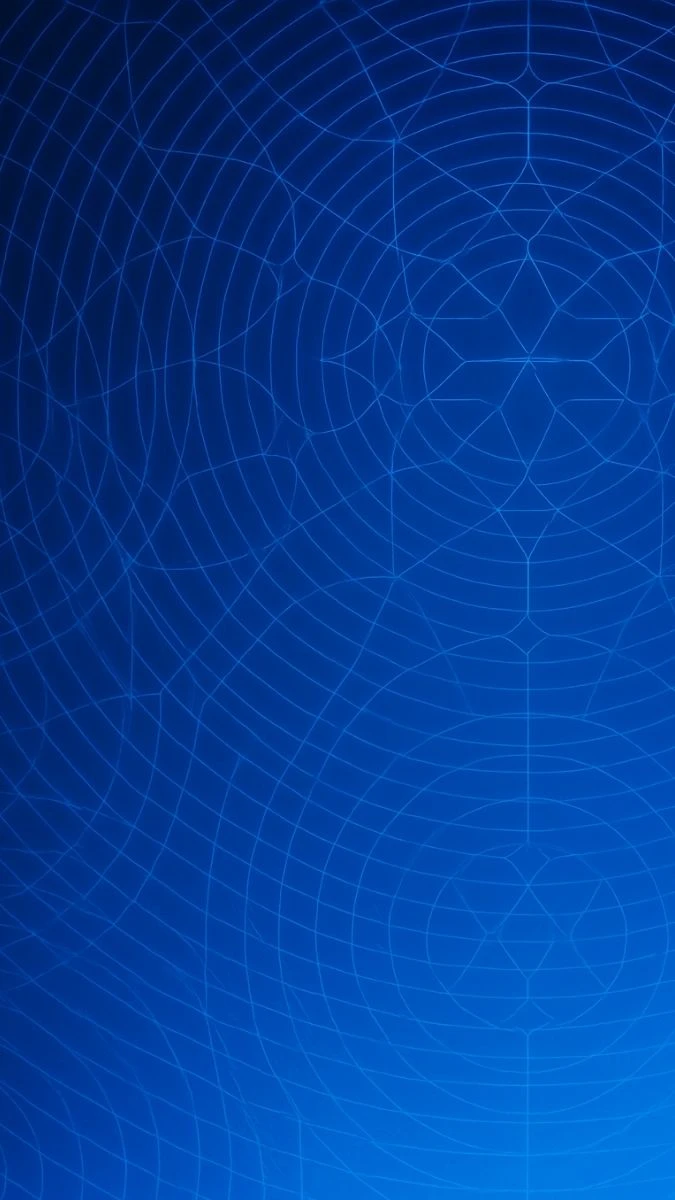 Wallpaper iOS 19 màu xanh lam cổ điển cho iPhone