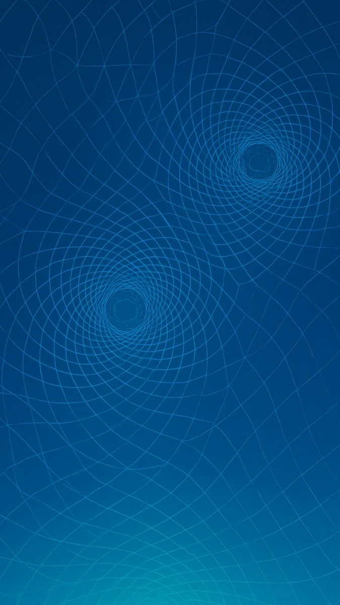 Wallpaper iOS 19 màu xanh lam cổ điển full HD cho điện thoại