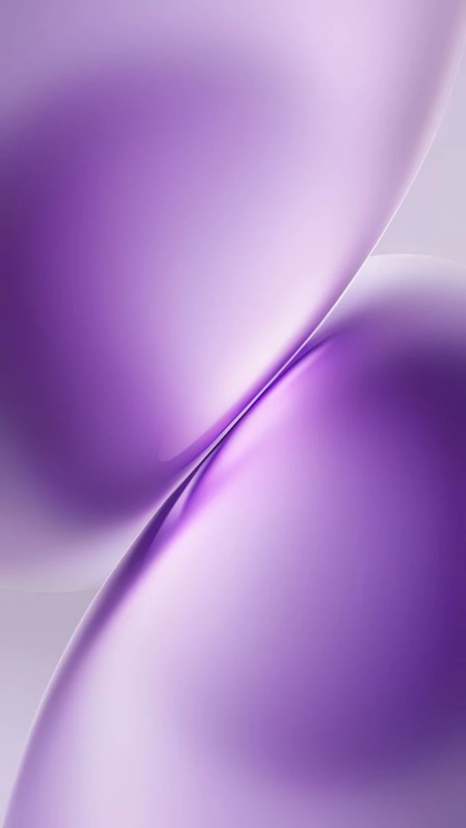 Wallpaper iOS 26 màu tím huyền bí cho điện thoại