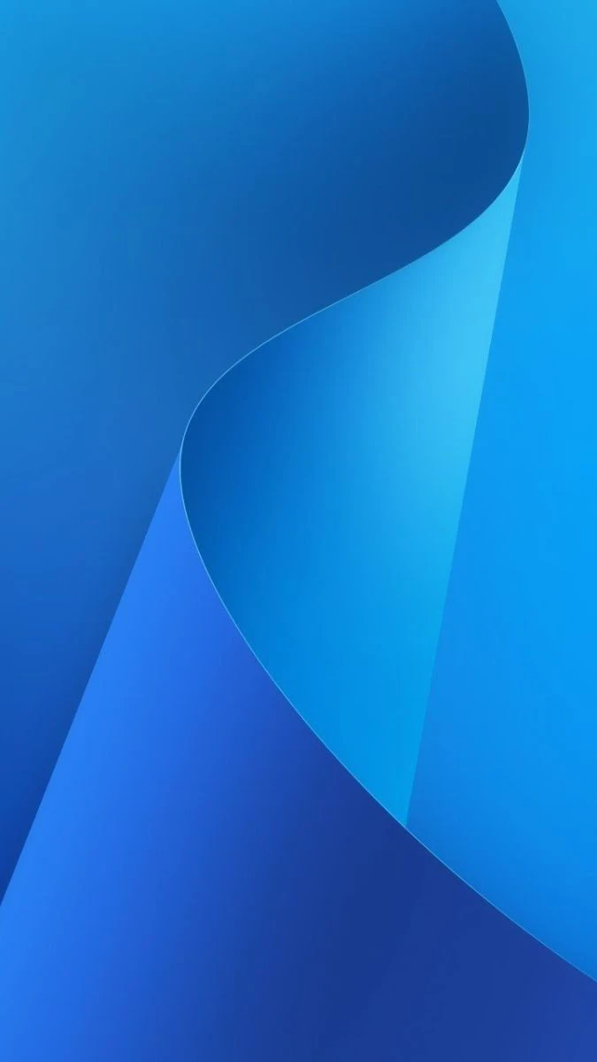 Wallpaper iOS 26 màu xanh lam cổ điển cho điện thoại