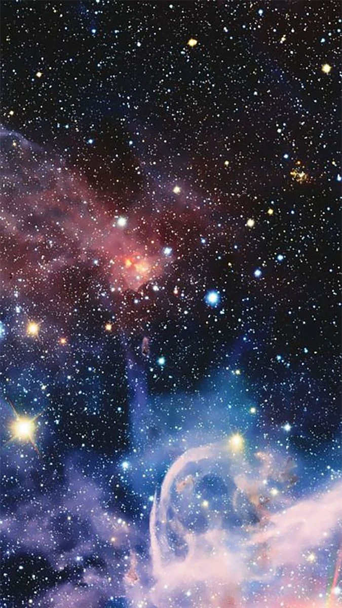 Wallpaper iOS 26.3 chủ đề vũ trụ