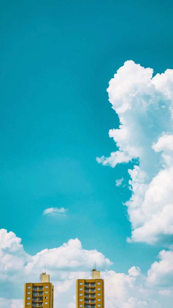 Wallpaper iOS 26.3 chủ đề bầu trời cho iPhone