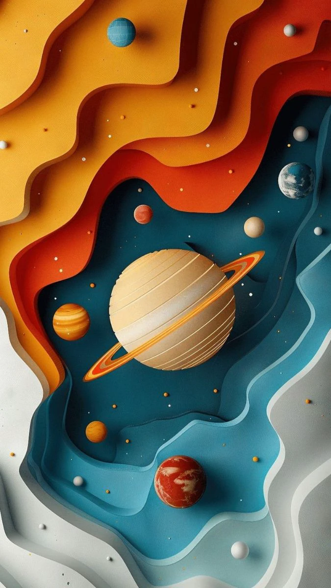 Ảnh nền iOS 26.3 không gian 3D