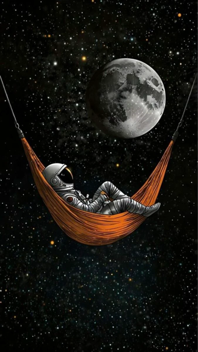 Hình nền iOS 26.3 không gian 3D cho điện thoại