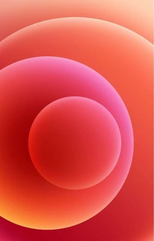 Wallpaper điện thoại iPhone 11 Pro Max mặc định hình tròn