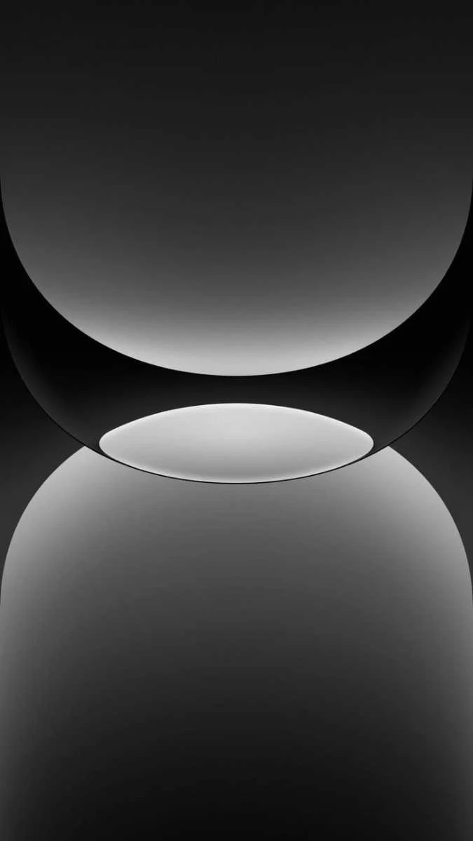 Hình nền iPhone 15 màu đen bí ẩn