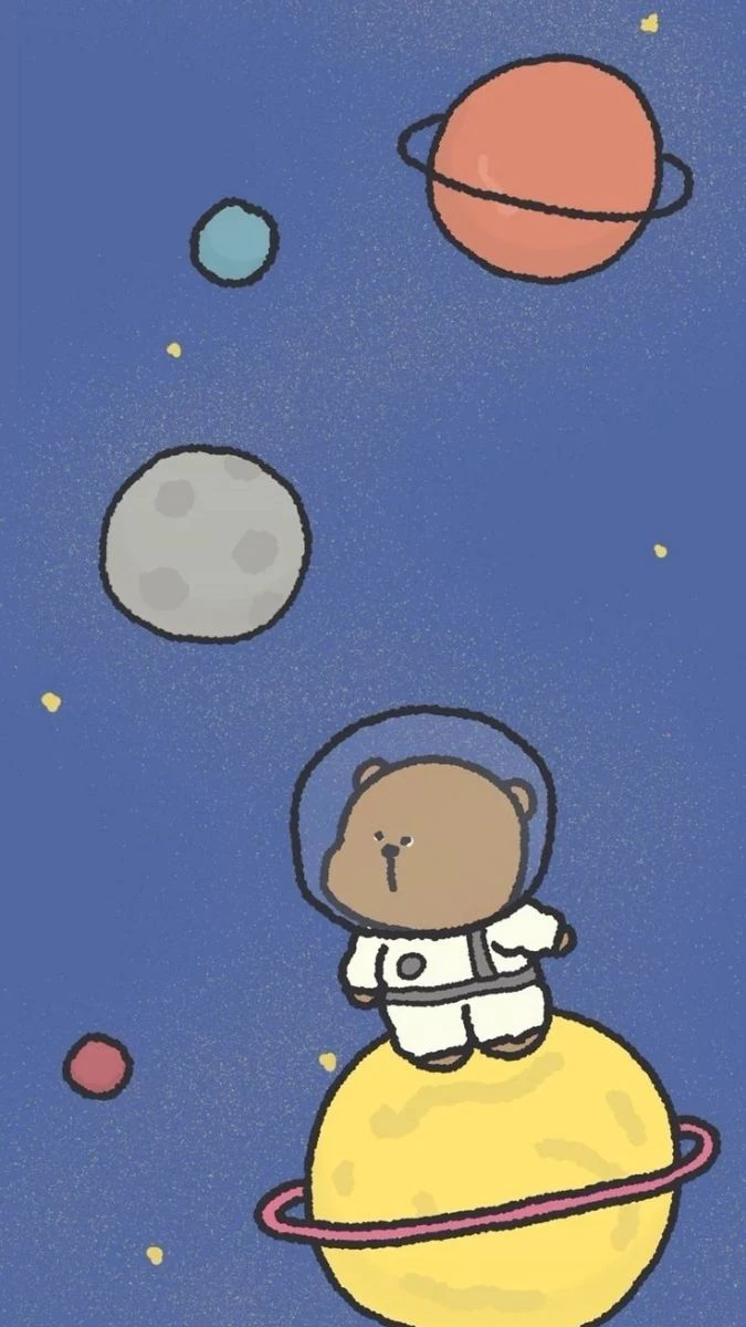 Wallpaper iPhone 15 Pro đáng yêu
