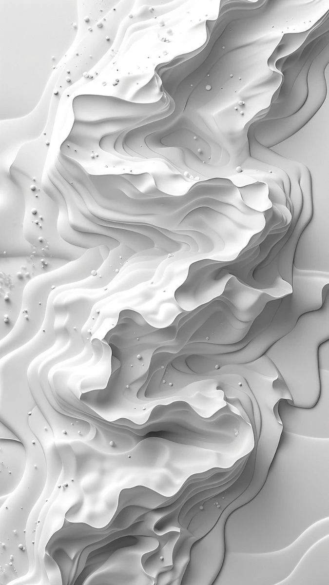 Wallpaper iPhone 15 Pro màu White Titanium