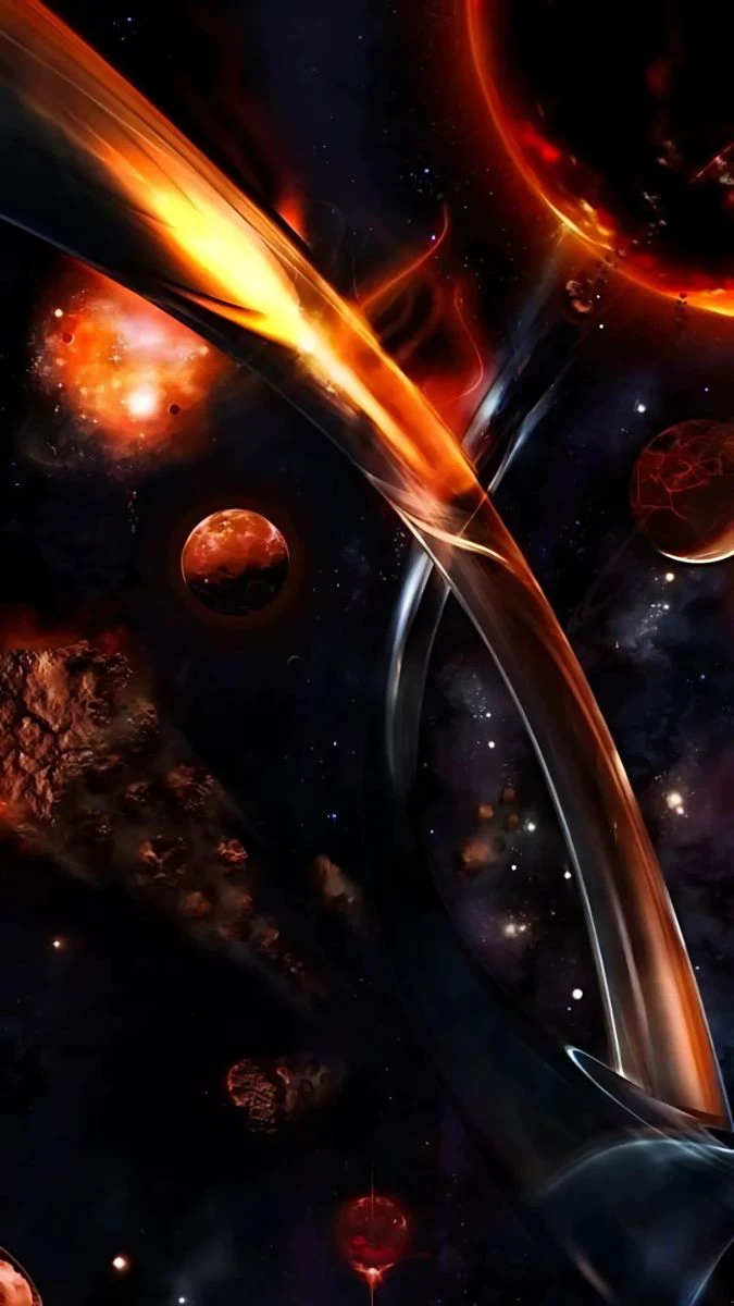 Wallpaper iPhone 15 Pro Max 4K đẹp chủ đề vũ trụ