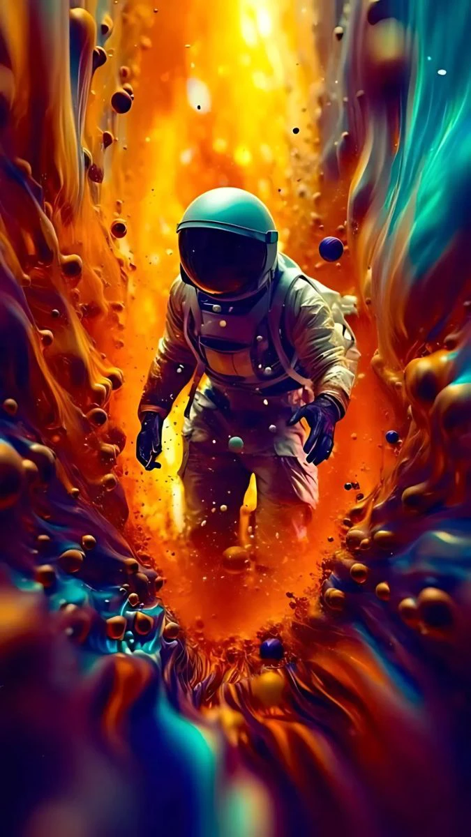 Wallpaper iPhone 15 Pro Max 4K chủ đề vũ trụ