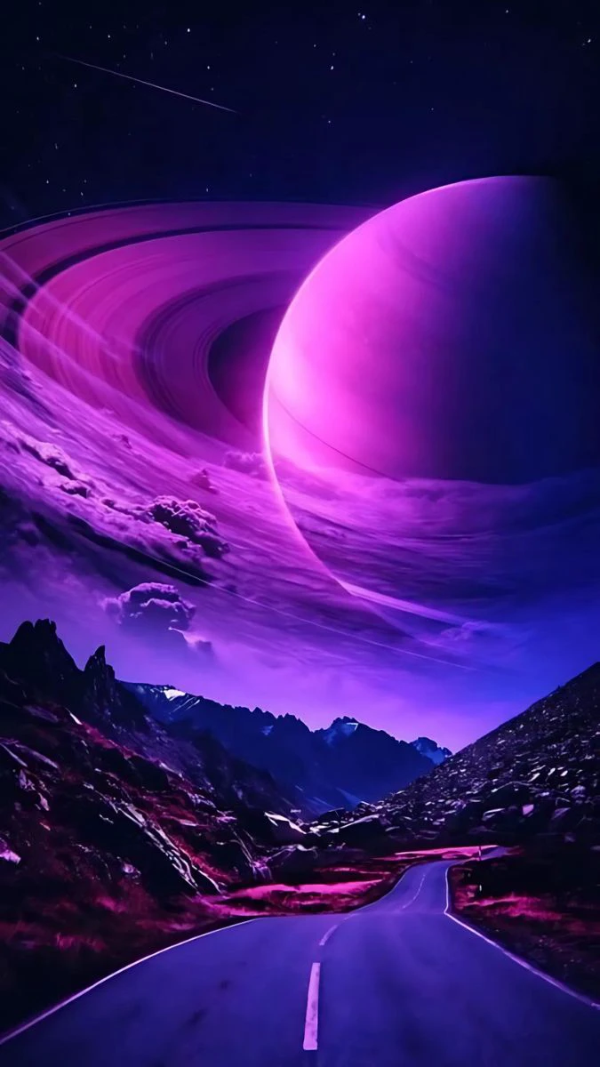 Wallpaper iPhone 15 Pro Max chủ đề vũ trụ