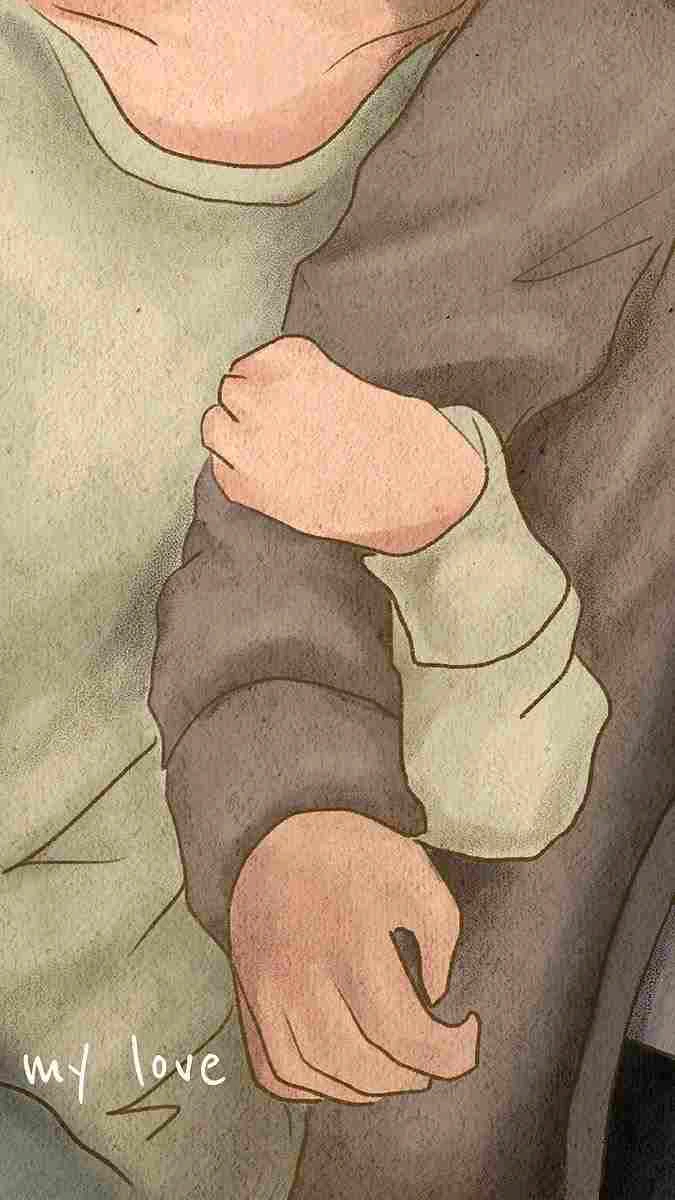 Ảnh nền khoác tay nhau