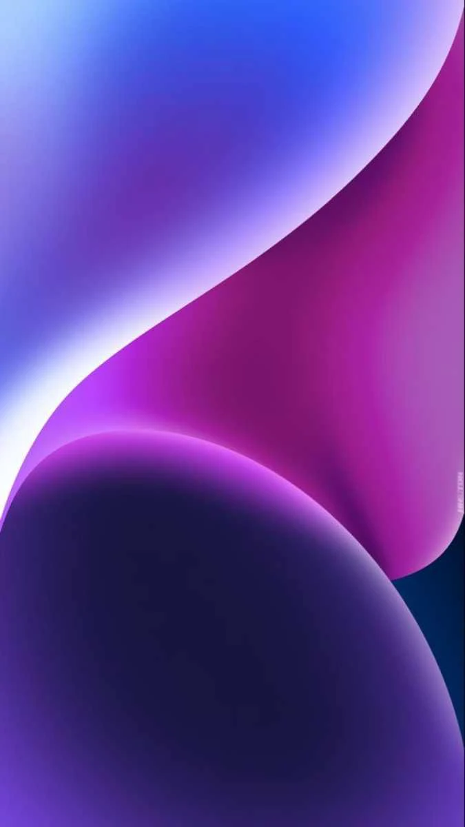 Hình nền iPhone 17 Pro Max màu xanh dương mới nhất