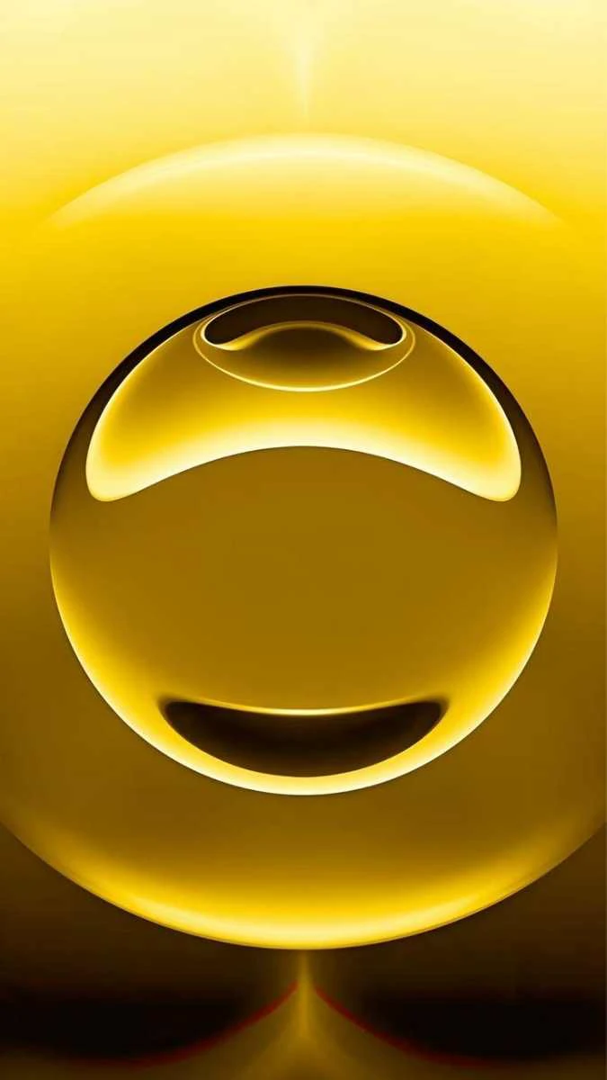 Hình nền iPhone 17 Pro Max màu vàng lấp lánh