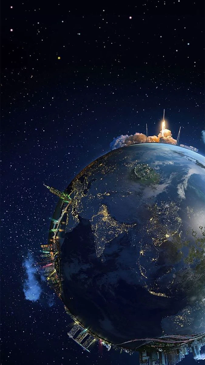 Hình nền iPhone 17e không gian và vũ trụ đẹp