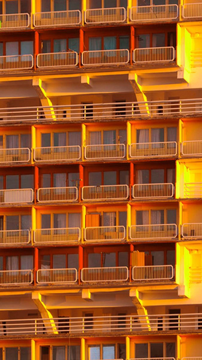 Ảnh nền iPhone 17e về thành phố và kiến trúc