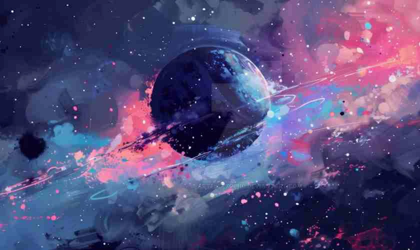 Khung Cảnh Vũ Trụ Nhiều Màu Sắc