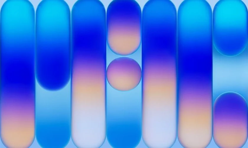 Hình nền MacBook Neo mặc định màu xanh dương