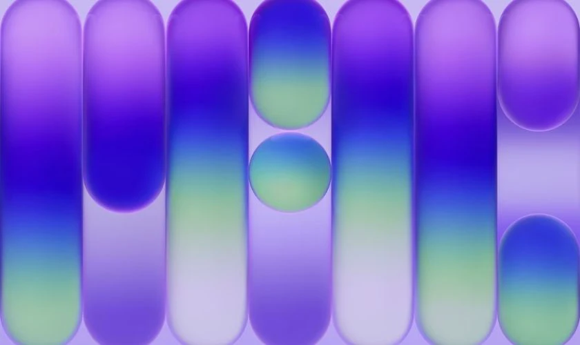 Hình nền MacBook Neo mặc định màu tím