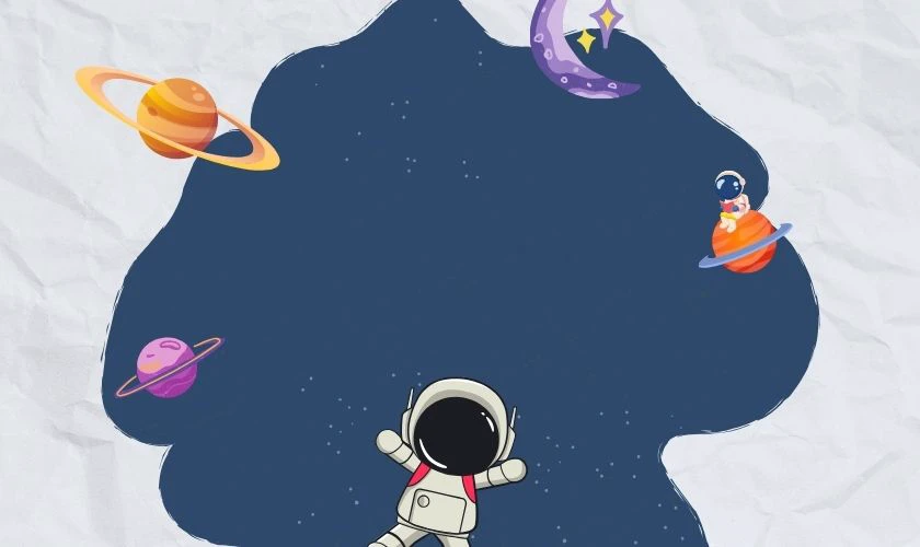 Hình nền phi hành gia cute