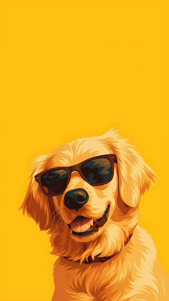 Hình nền mệnh Thổ về chó dễ thương