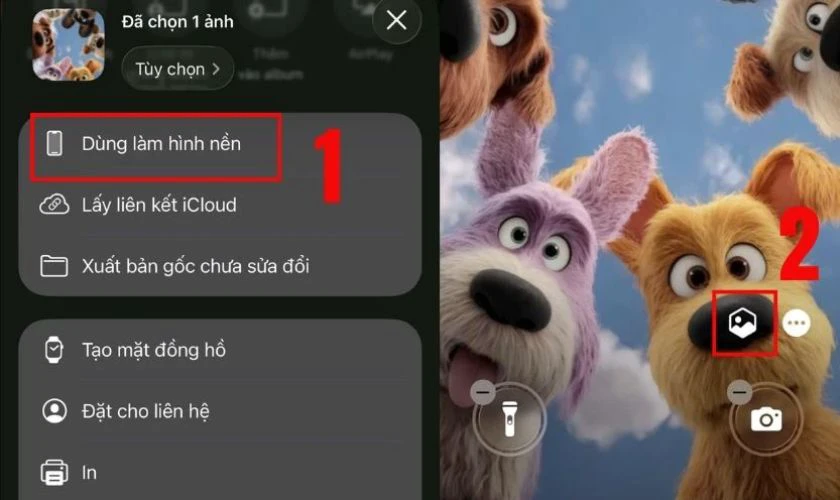 Cách cài đặt hình nền mệnh Thổ