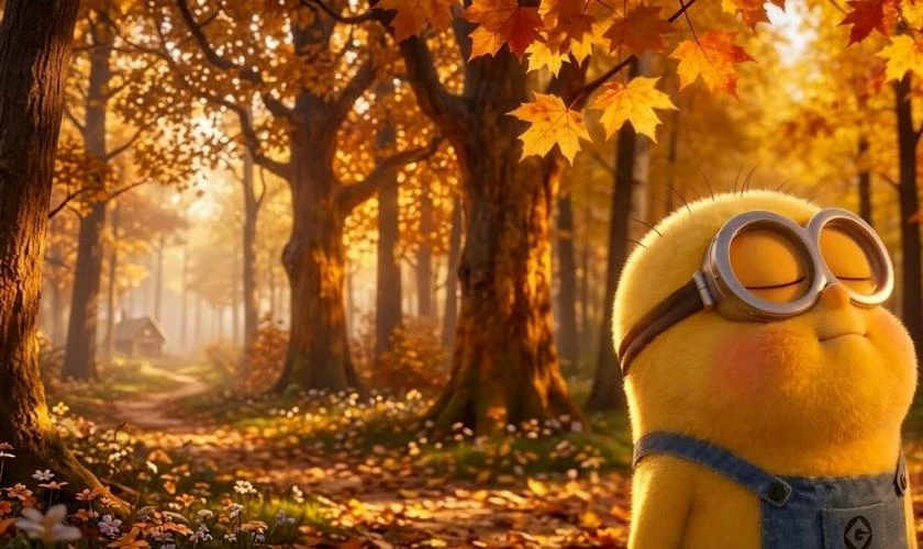 Ảnh Minion phồng má cho máy tính 2026