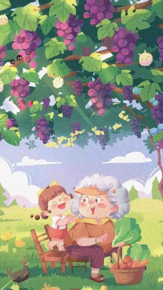 Hình nền gia đình bà cháu