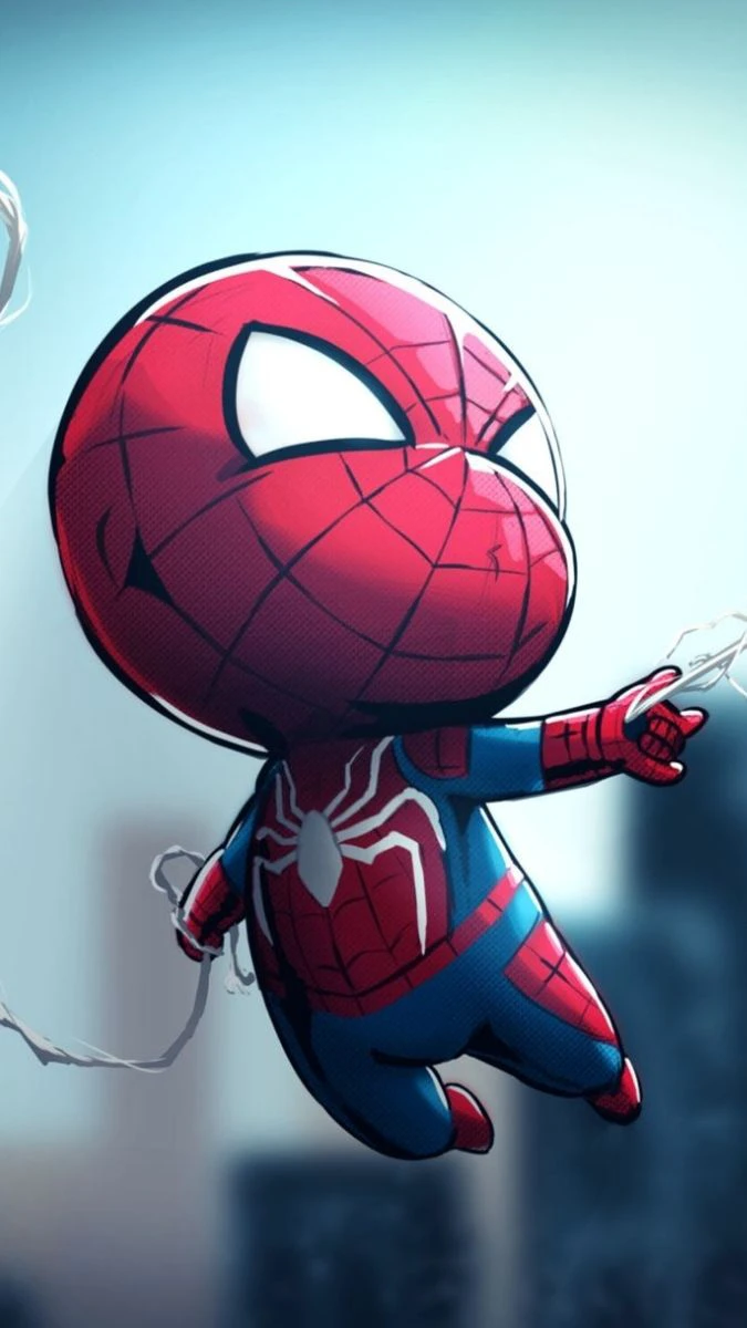 Wallpaper Spiderman cute