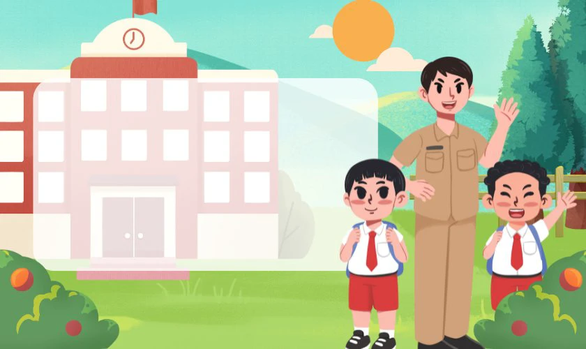 Hình nền Powerpoint 20/11 chủ đề thầy, cô giáo