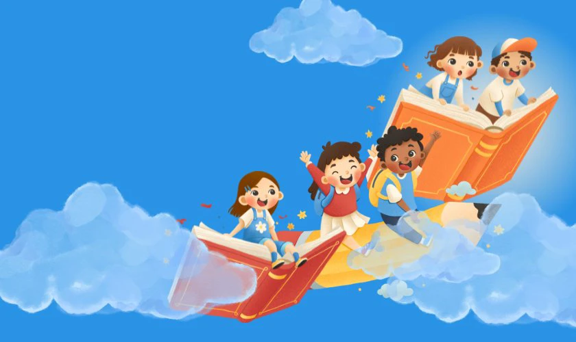 Hình vẽ các bé học sinh đáng yêu nhất