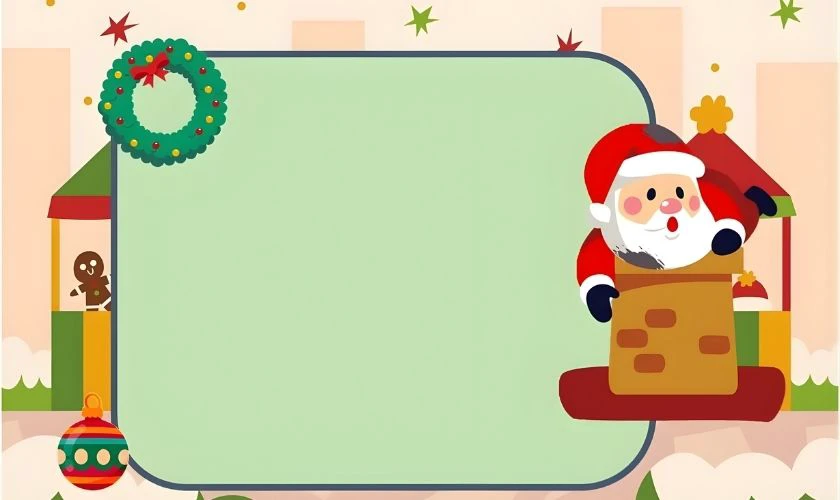 Wallpaper PowerPoint Giáng sinh chủ đề ông già Noel