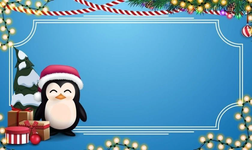 Hình nền PowerPoint Noel chủ đề hộp quà
