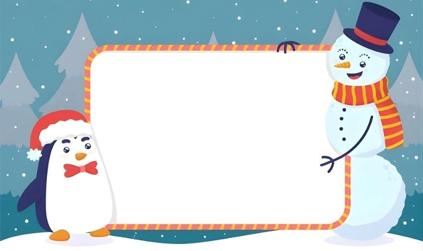 Hình nền PowerPoint Noel chủ đề động vật