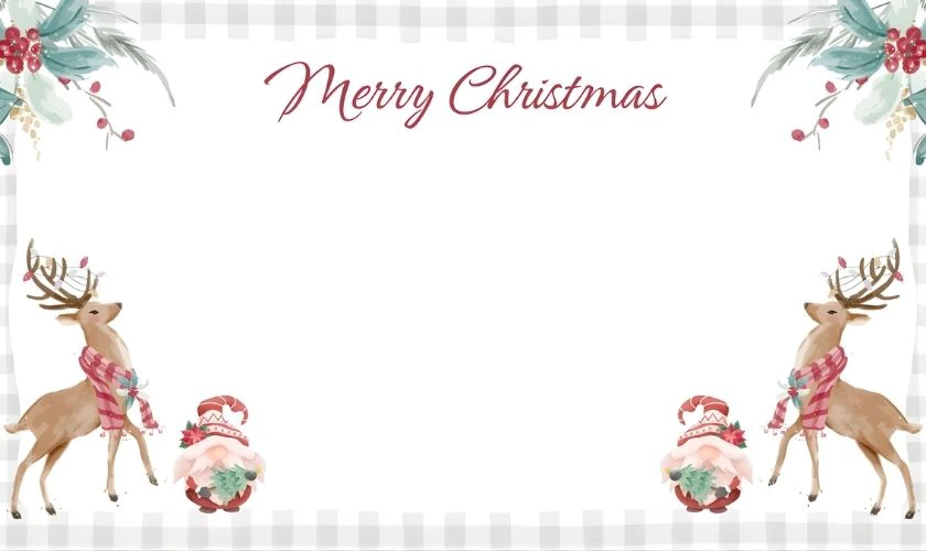 Hình nền PowerPoint Giáng sinh chủ đề động vật