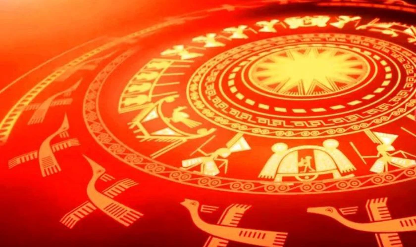 Background biểu tượng văn hóa ấn tượng