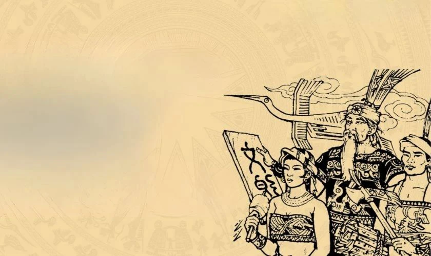 Tranh vẽ Vua Hùng