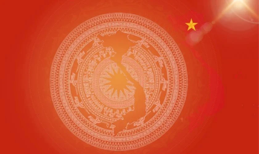 Hình nền Powerpoint Giỗ Tổ Hùng Vương kiểu truyền thống