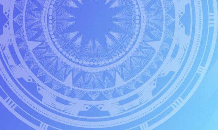 Hình nền trống đồng xanh dương