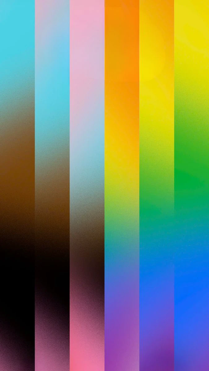 Hình nền PRIDE trên iOS 26.5 RC cho iPhone thu hút