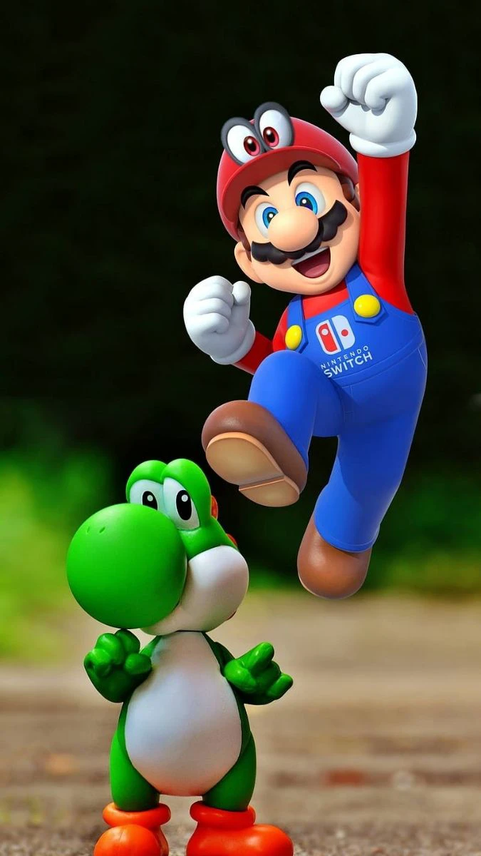 Hình nền 1/6 hoạt hình Mario