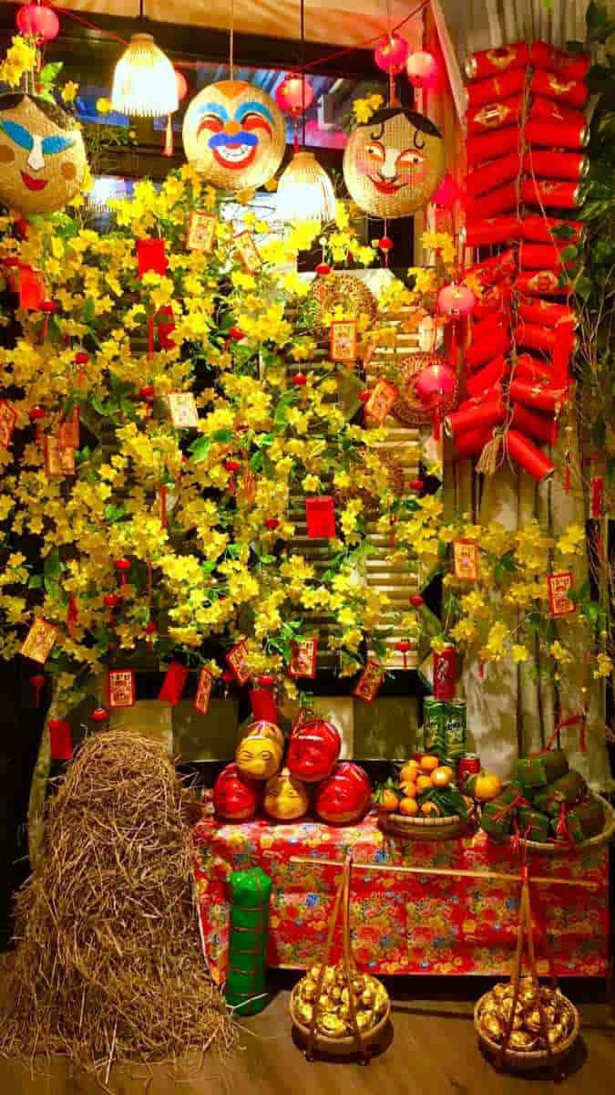 Hình nền điện thoại Tết 2026 chủ đề phong cảnh sum vầy