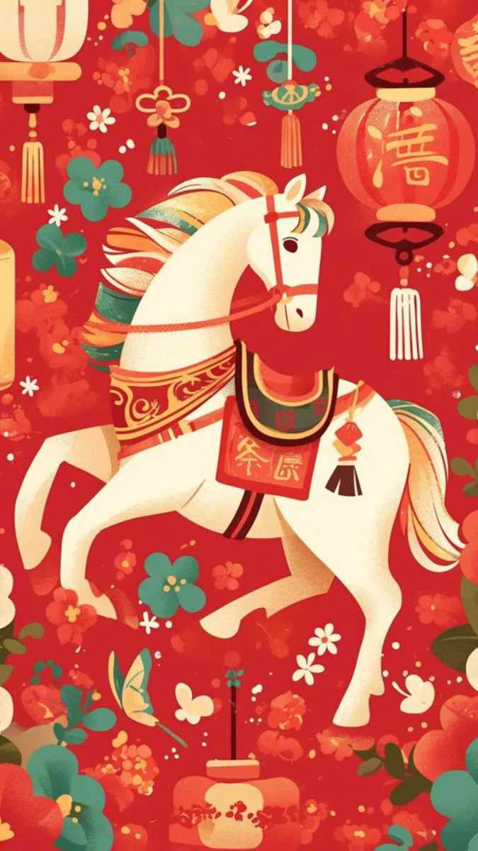 Hình nền điện thoại Tết 2026 chủ đề động vật