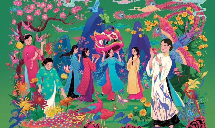 Ảnh nền chibi, anime nhẹ nhàng