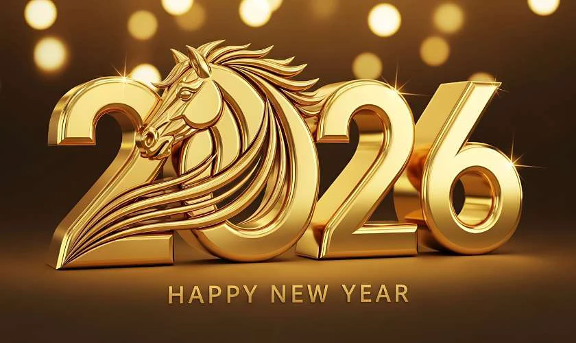 Ảnh 3D độc đáo xuân Bính Ngọ ấn tượng